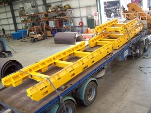 LAUNCH CRADLES Launch Cradles for Launch of 3 Metre Tunnel Boring Machine