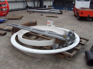 LAUNCH RING HOUSING Launch Ring Housing and Muck Skip Bogey
